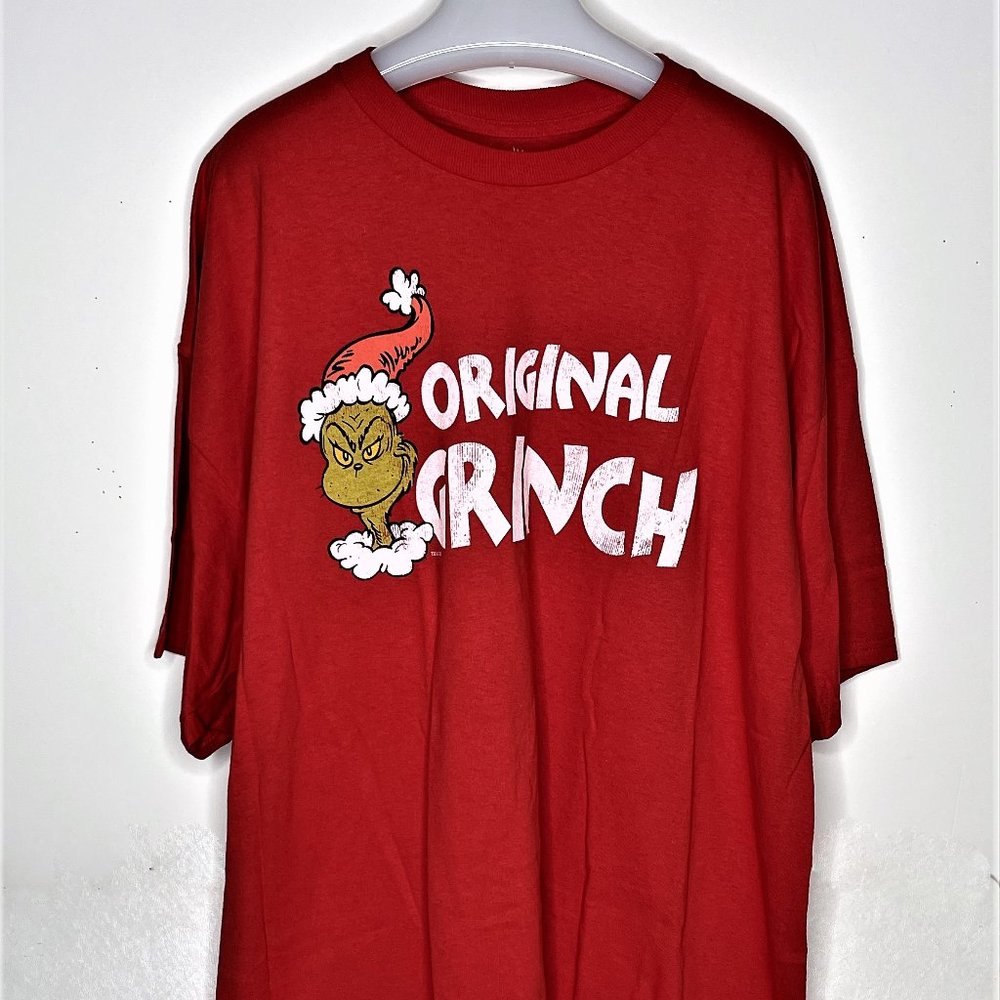 The Grinch Original Long Tee Size:3XL Holiday Sleep Wear 3/4 Sleeves #0566